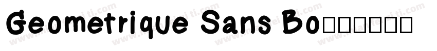 Geometrique Sans Bo字体转换